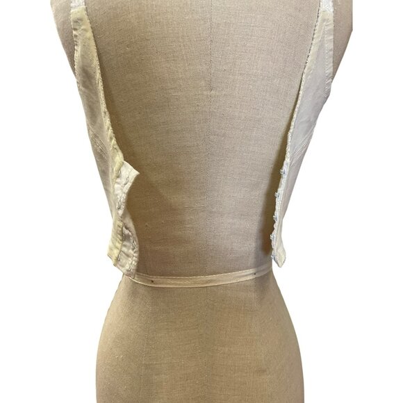 Vintage Lingerie Union Made Fantasia Original Lilyette White Lace Bustier Corset - Picture 10 of 12